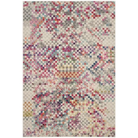 Safavieh Monaco Medium Rectangle Area Rug, Grey and Multi - 4 x 5 ft. - 7 in. MNC241G-4